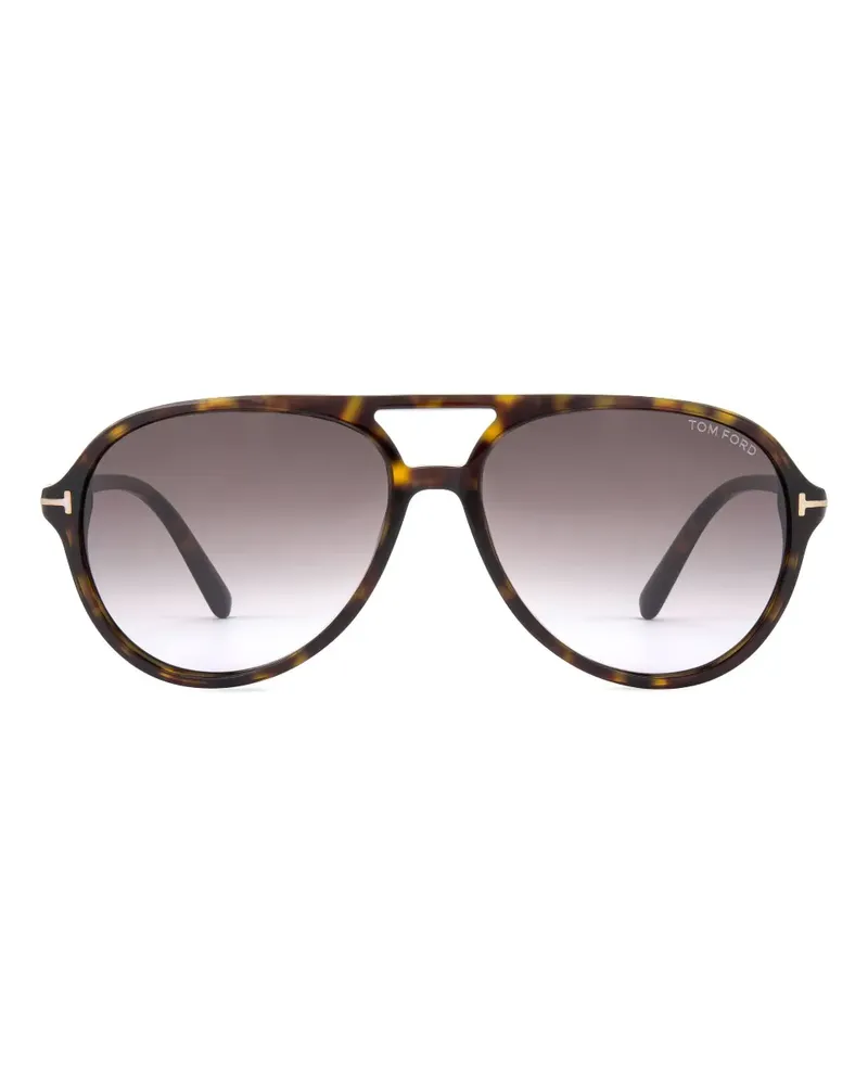 Tom Ford Sonnenbrille mit Oversized-Gestell - Nude Nude
