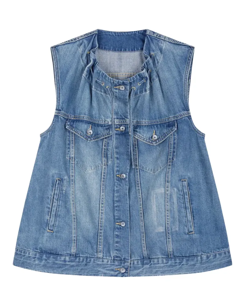 JNBY Klassische Jeansweste - Blau Blau