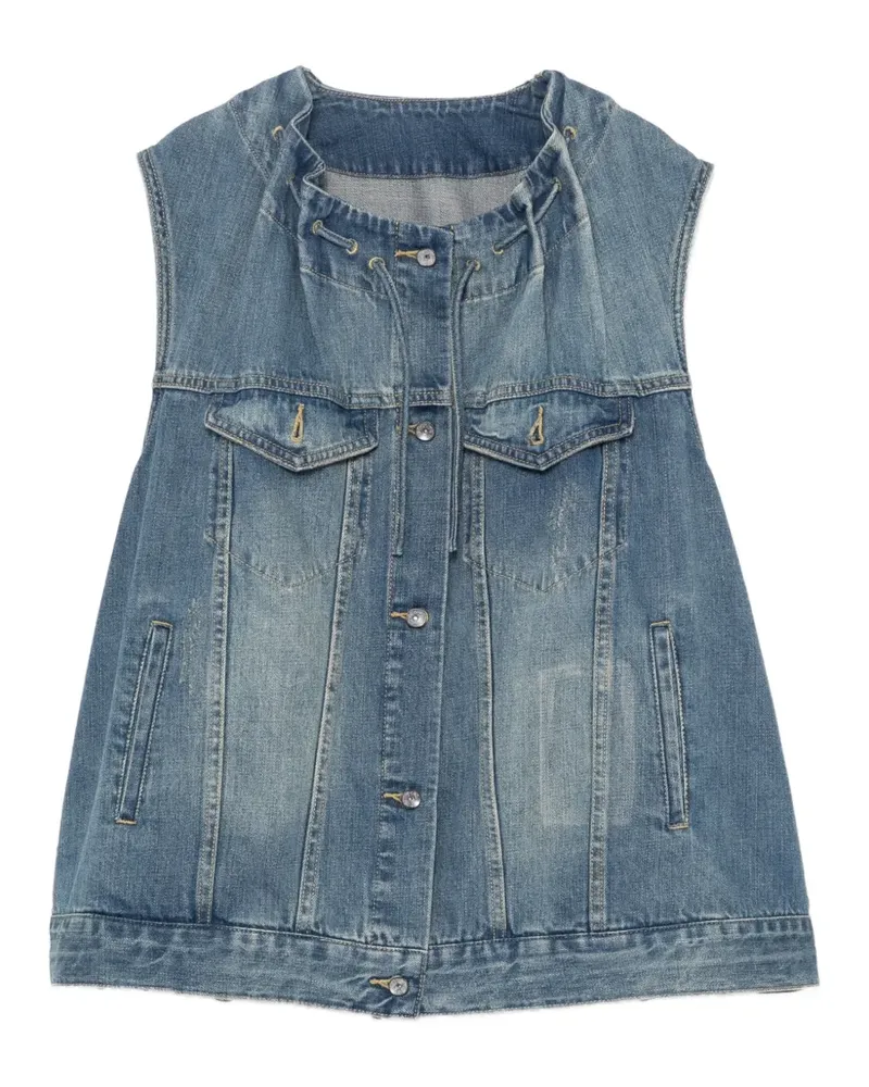 JNBY Klassische Jeansweste - Blau Blau