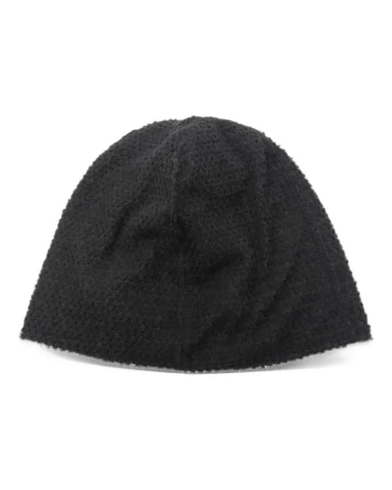 Satisfy FuzzFleece AD textured beanie hat - Grau Grau