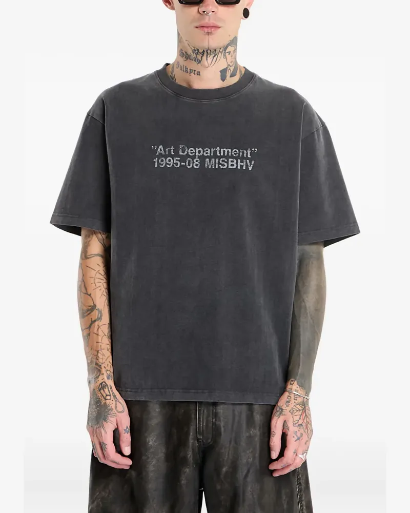 MISBHV Klassisches T-Shirt - Grau Grau