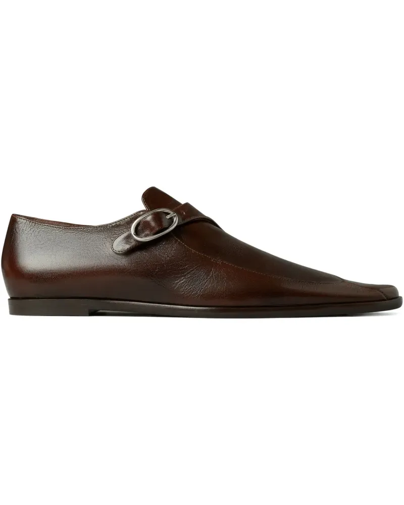 Tory Burch Twisted Monk-Loafer - Braun Braun