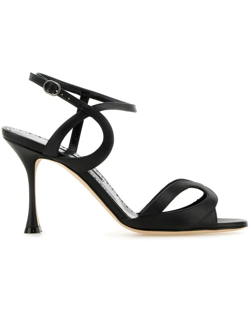 Manolo Blahnik Elfajrsan Sandalen 90mm - Schwarz Schwarz