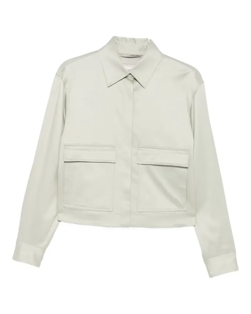 Peserico Jacke mit spitzem Kragen - Grün Grün