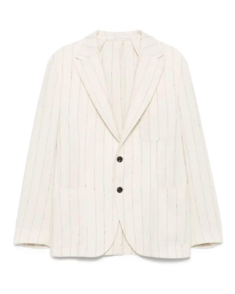 Eleventy Sakko mit Nadelstreifen - Nude Nude