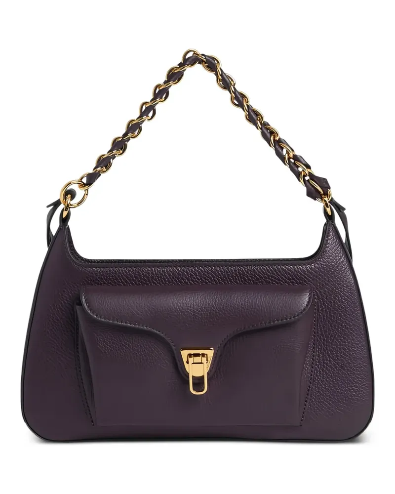 Coccinelle chain-link front-pocket shoulder bag - Violett Violett