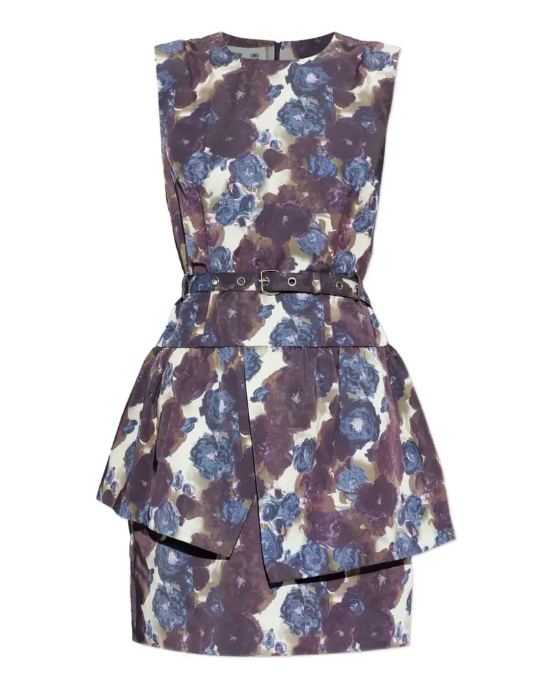 Baum und Pferdgarten Anesa Minikleid mit Blumenprint - Violett Violett