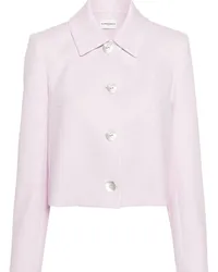 Claudie Pierlot Jacke mit Karomuster Violett