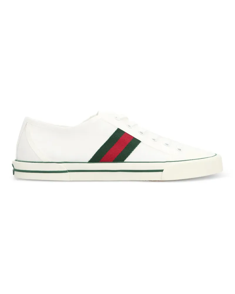 Gucci Sneakers mit Streifendetail - Weiß Weiß