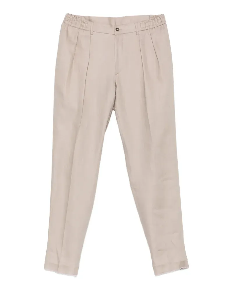 Tagliatore belt-loops trousers - Nude Nude