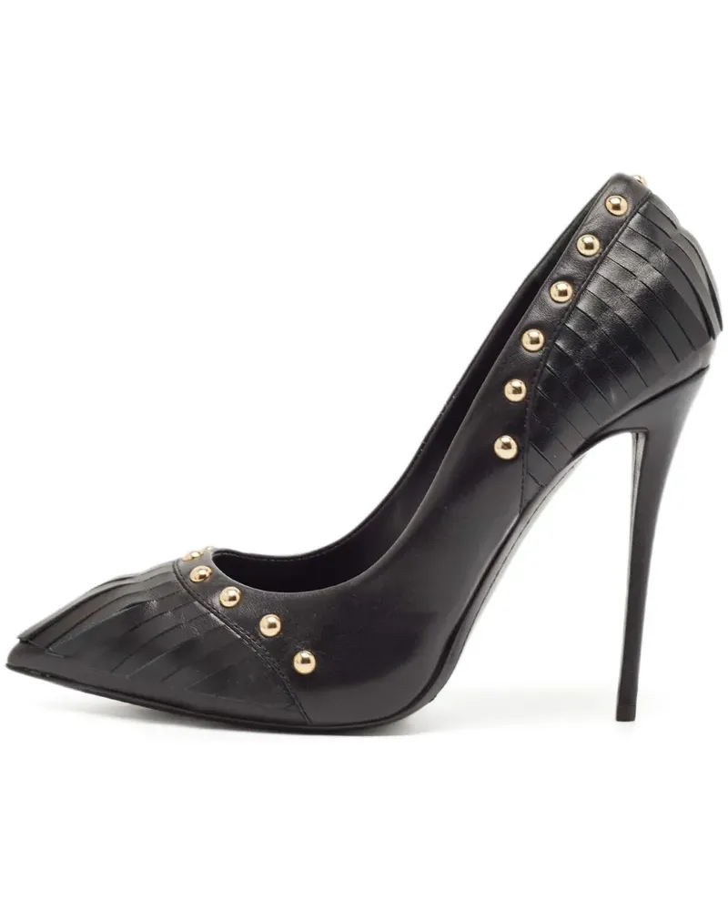 Giuseppe Zanotti Pre-owned Spitze Pumps mit Nieten 120mm - Schwarz Schwarz