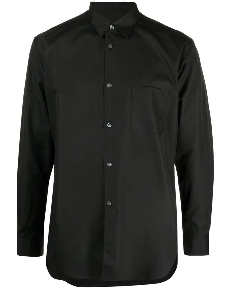 Comme des Garçons Klassisches Hemd - Schwarz Schwarz