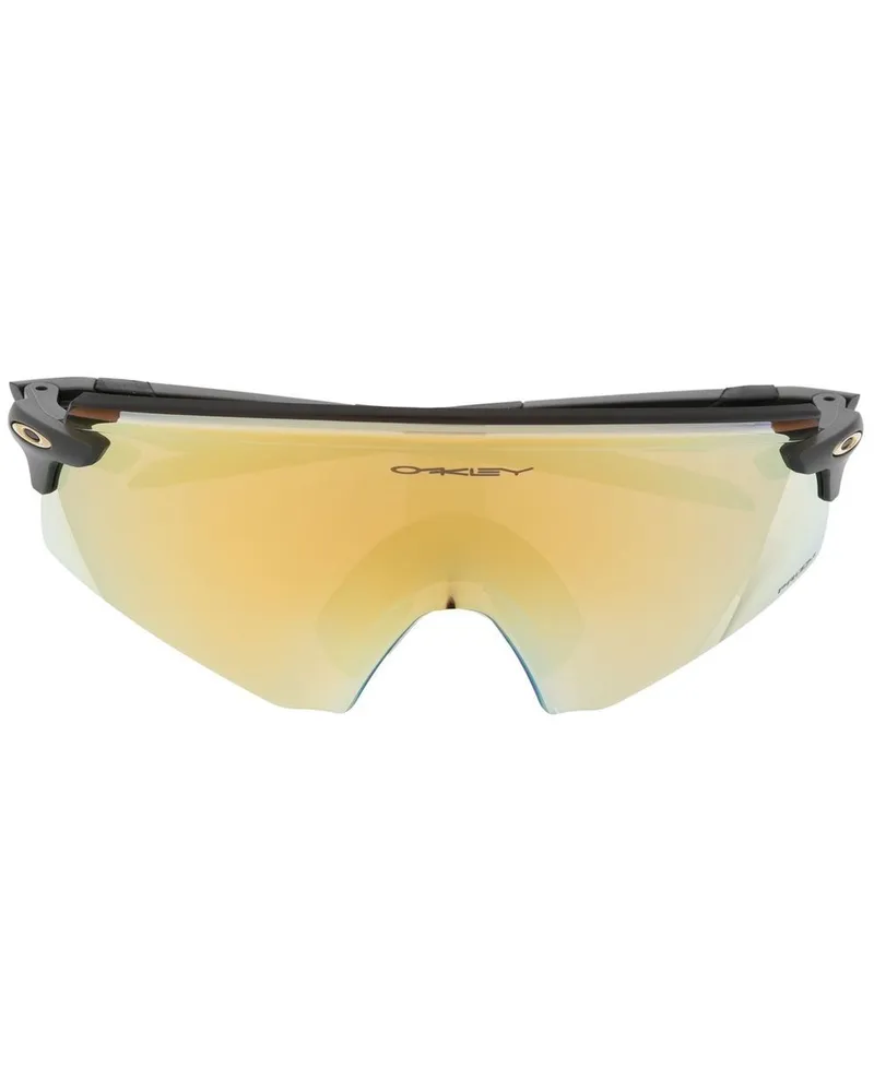 Oakley Eckige Encoder Sonnenbrille - Schwarz Schwarz