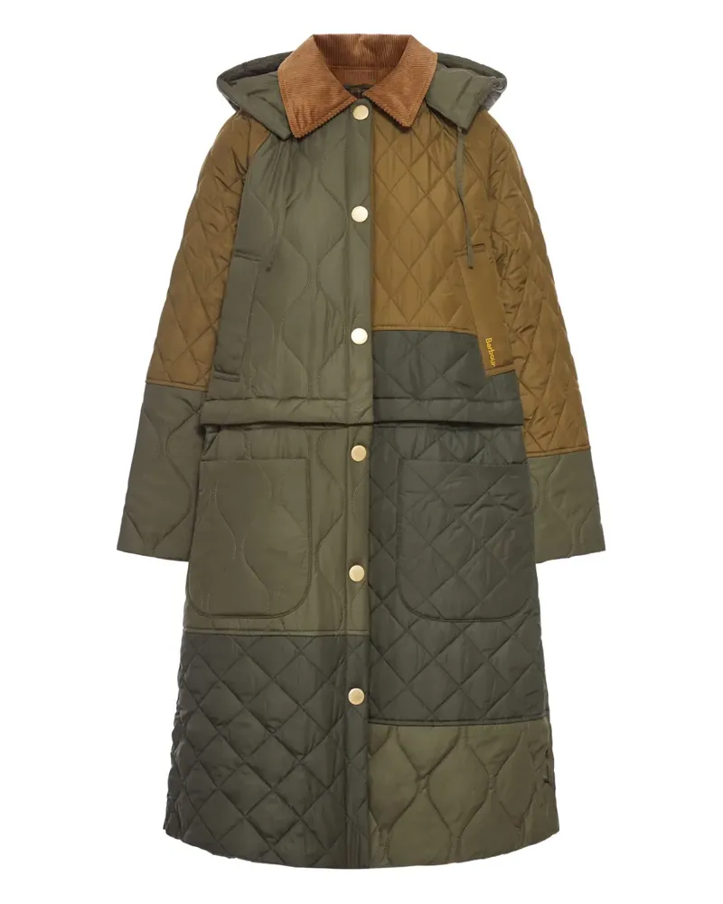 Barbour Gesteppter Cookston Mantel - Grün Grün