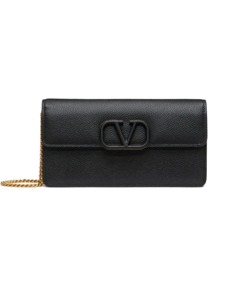 Valentino Garavani VLogo Signature Clutch - Schwarz Schwarz