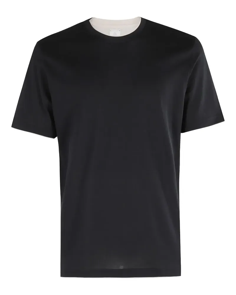 Eleventy Klassisches T-Shirt - Schwarz Schwarz