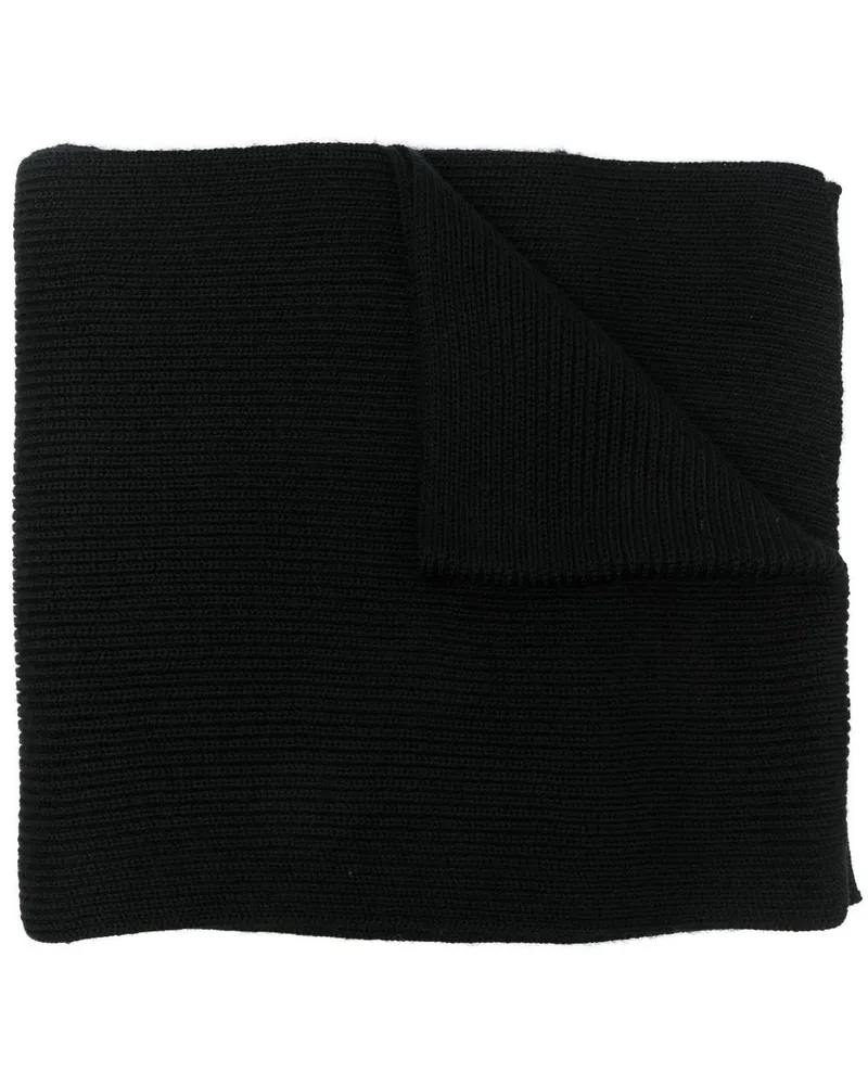 Ralph Lauren Schal mit Logo-Stickerei - Schwarz Schwarz