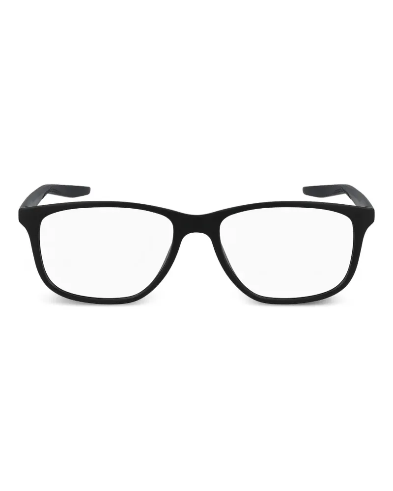 Nike Brille mit eckigem Gestell - Schwarz Schwarz