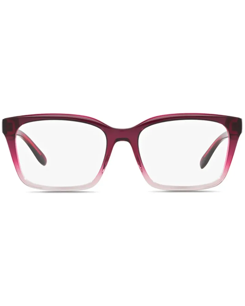 Emporio Armani Brille mit eckigem Gestell - Rosa Rosa