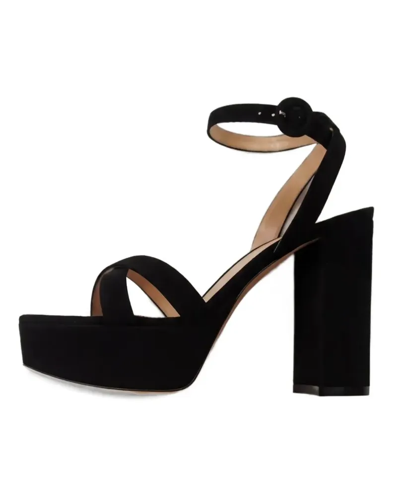Gianvito Rossi Sandalen mit Schnalle - Schwarz Schwarz