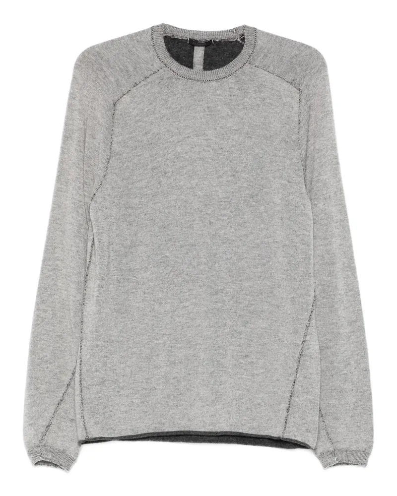 TRANSIT crew-neck sweater - Grau Grau