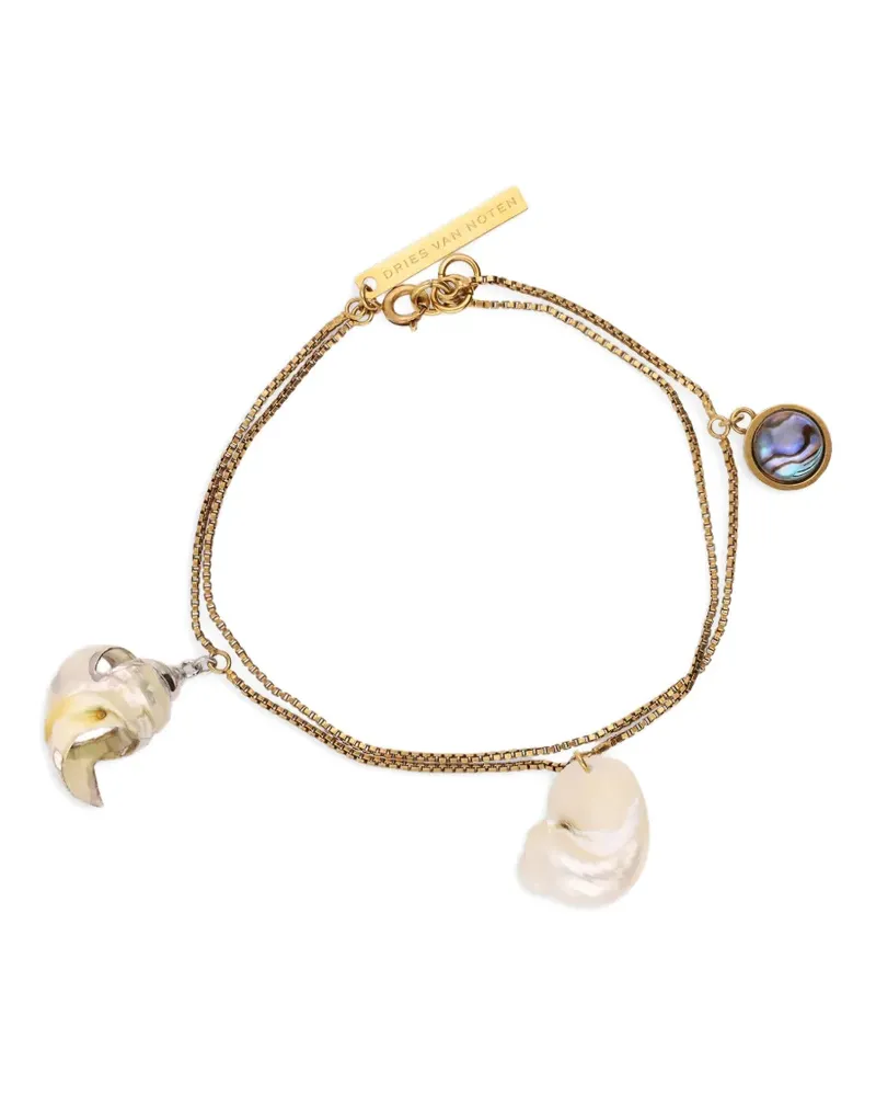 Dries van Noten Armband mit Anhängern - Gold Gold