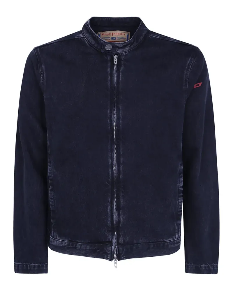 Diesel Jeansjacke mit Reißverschluss - Blau Blau