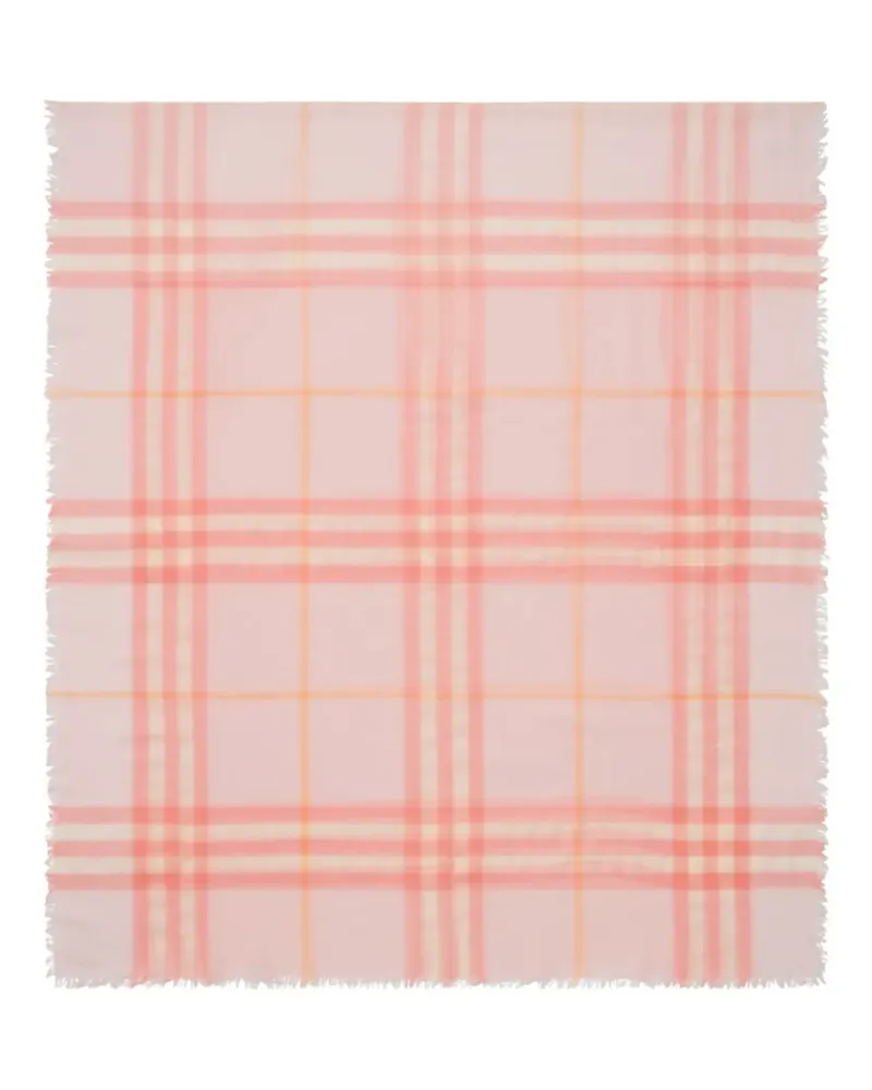 Burberry Karierter Schal - Rosa Rosa