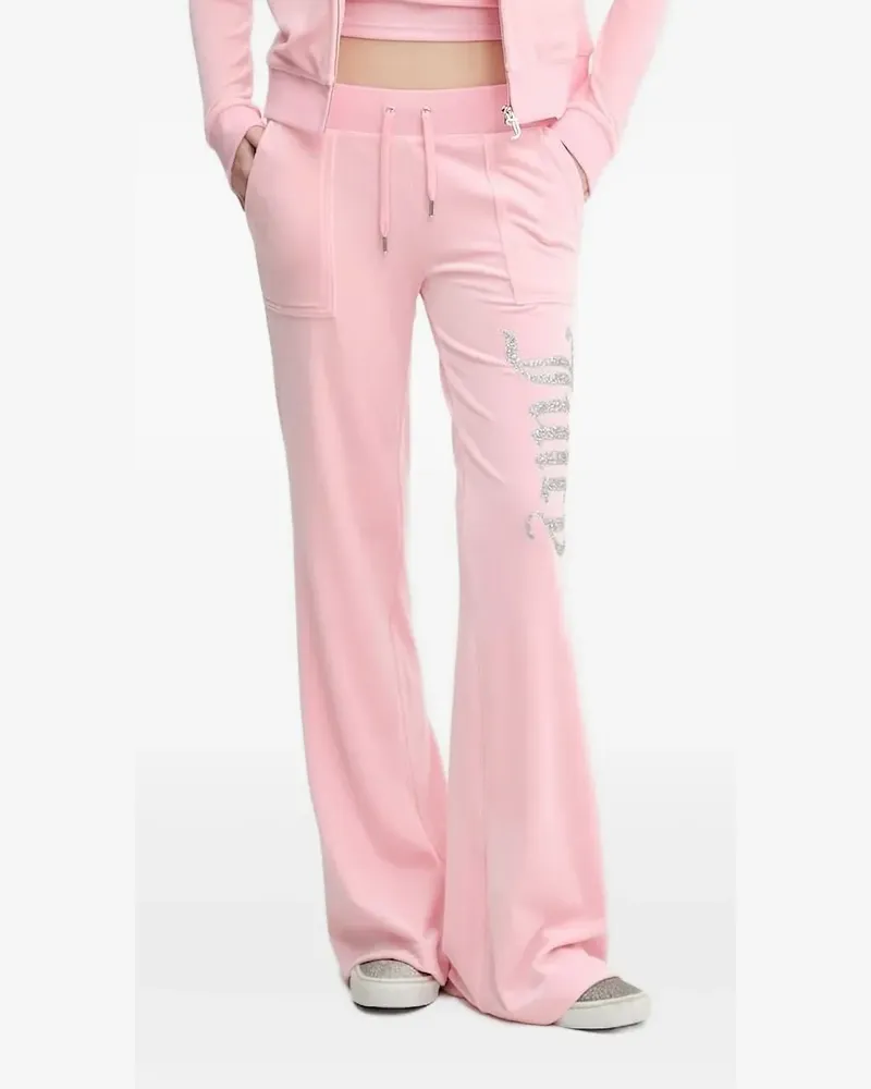 Juicy Couture Jogginghose mit Strass-Logo - Rosa Rosa