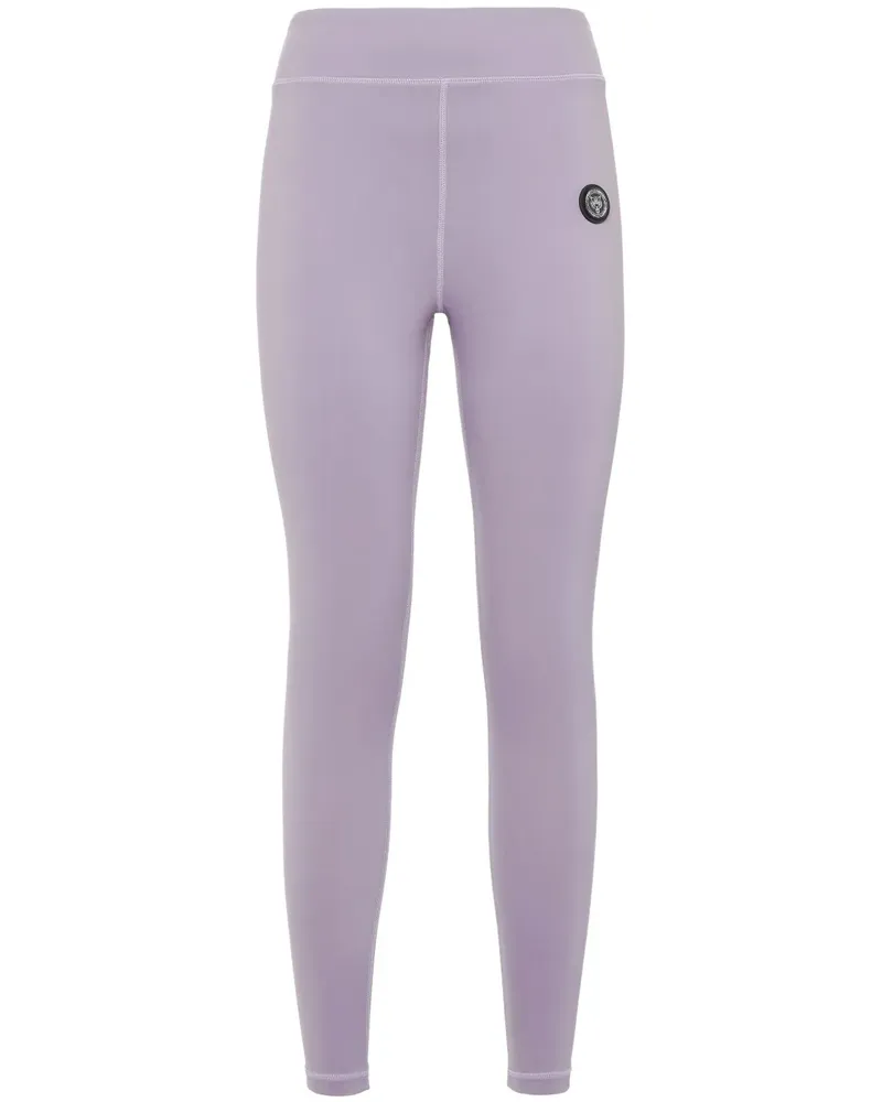 Philipp Plein Scratch Sport-Leggings - Violett Violett
