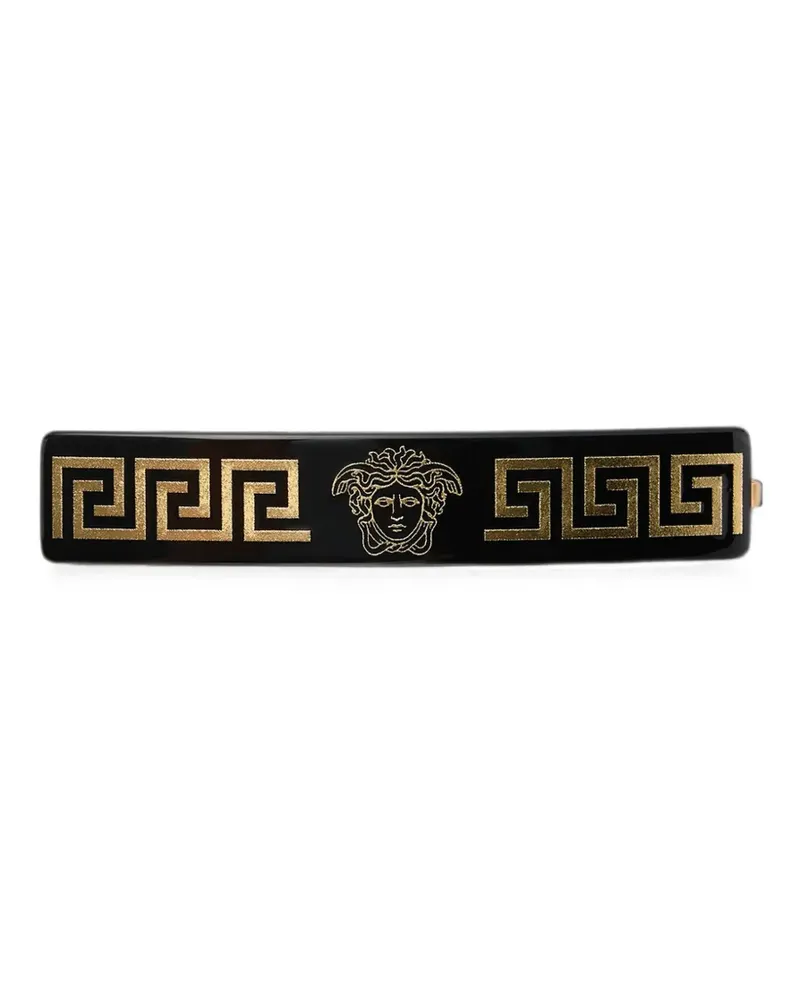 Versace Medusa Greca hair clip - Schwarz Schwarz