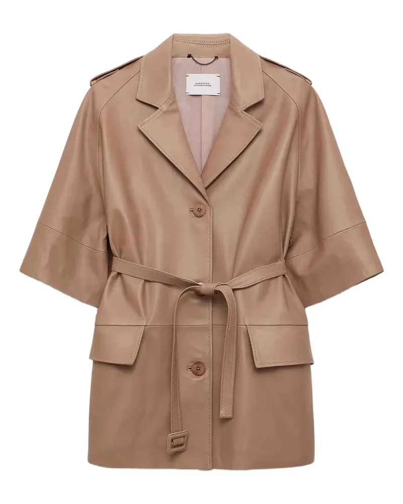 Dorothee Schumacher Jacke mit Gürtel - Rosa Rosa