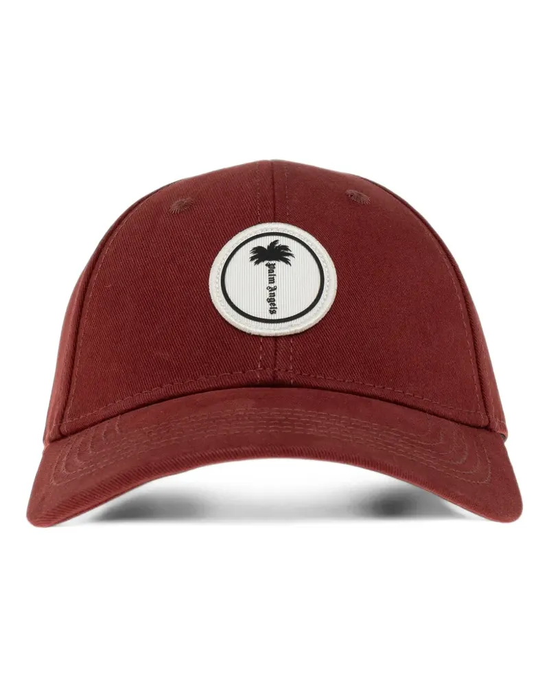Palm Angels Baseballkappe mit Logo-Patch - Rot Rot