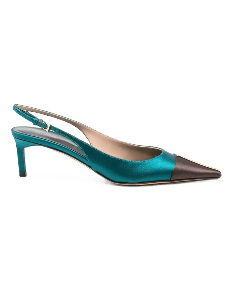 Tom Ford Zweifarbige Slingback-Pumps - Grün Grün