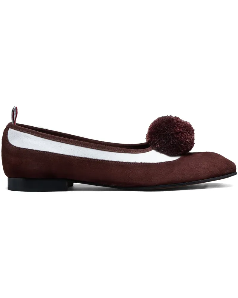 Thom Browne Pom Pom Opera Loafer - Braun Braun