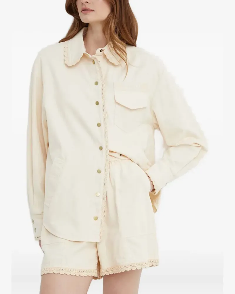 Twin-Set Hemd mit Brusttasche - Nude Nude