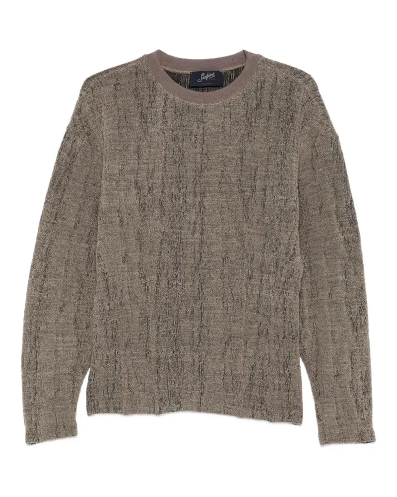 Seafarer Anemone bouclé-knit crew-neck sweater - Braun Braun