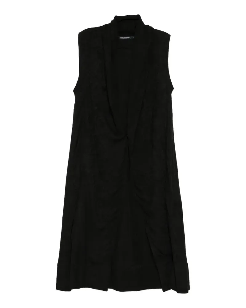 Julius Monk coat - Schwarz Schwarz