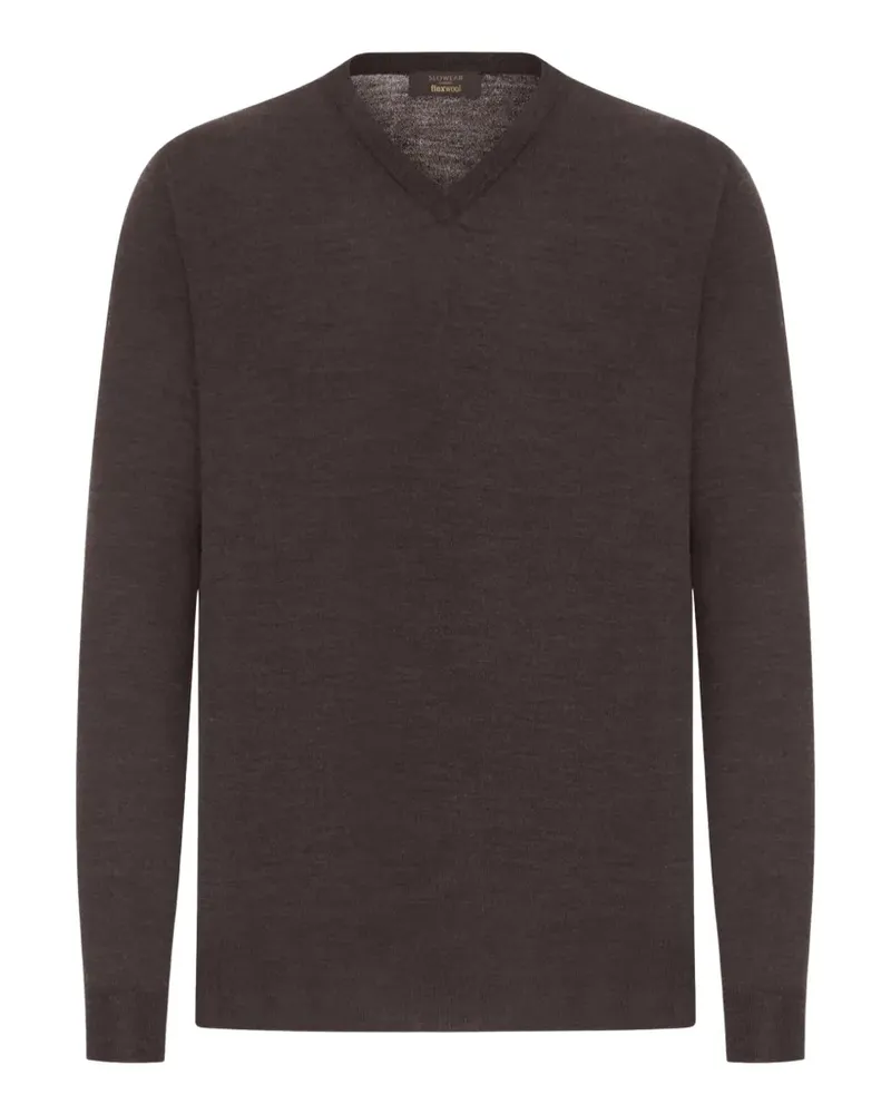 Zanone V-neck sweater - Braun Braun