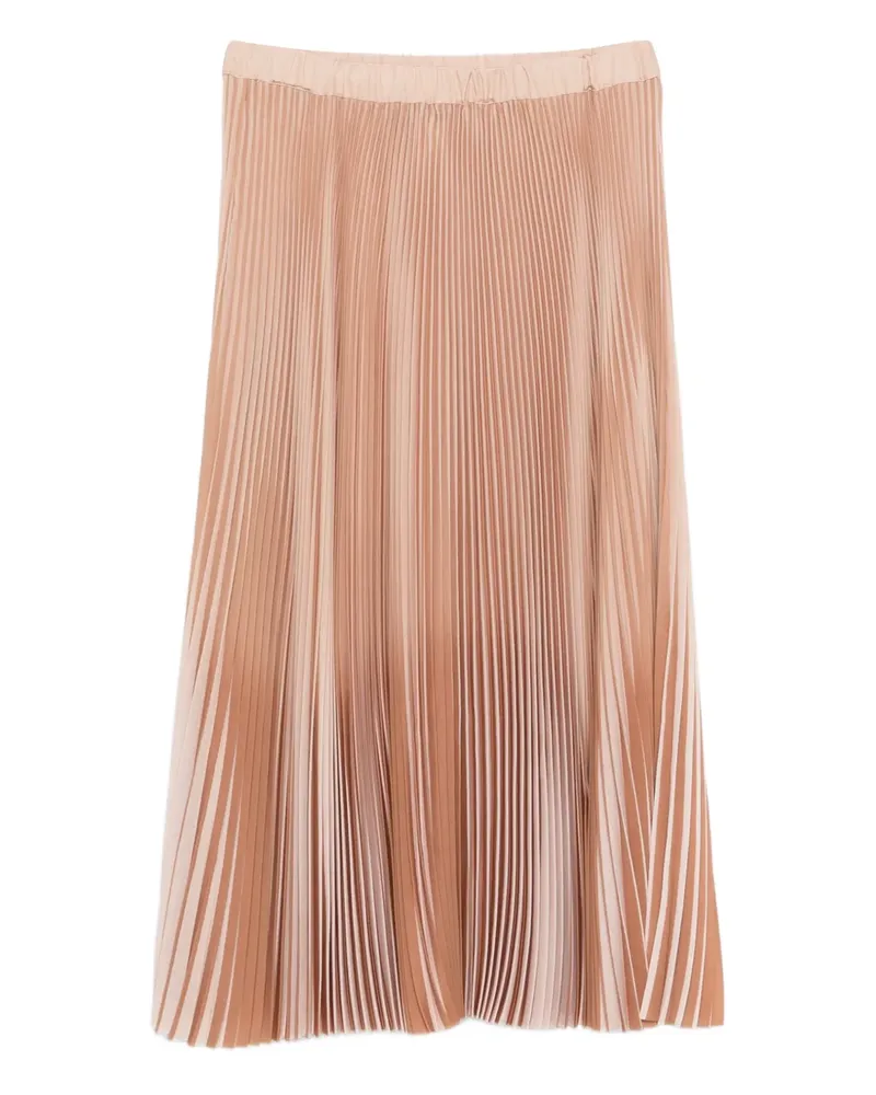 Fabiana Filippi pleated midi skirt - Nude Nude