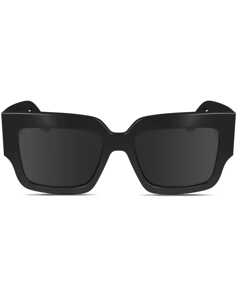 Victoria Beckham Sonnenbrille mit eckigem Gestell - Schwarz Schwarz