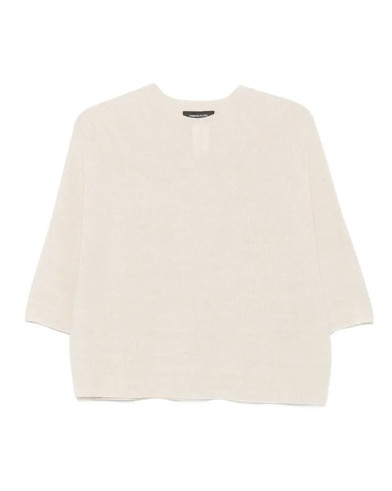 Fabiana Filippi Klassisches T-Shirt - Nude Nude