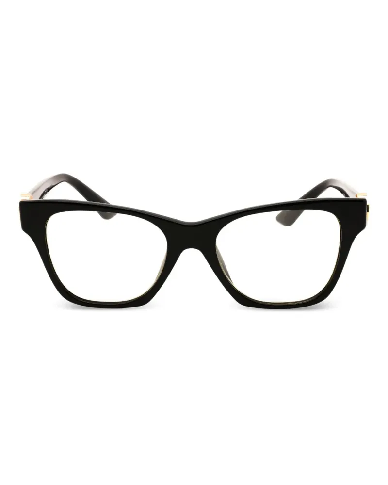 Versace Cat-Eye-Brille mit Medusa-Detail - Schwarz Schwarz