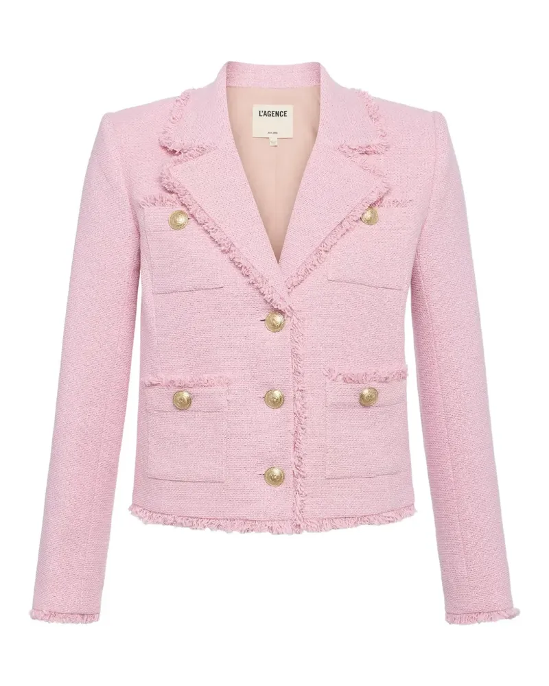 L'Agence Sylvia Tweed-Jacke - Rosa Rosa