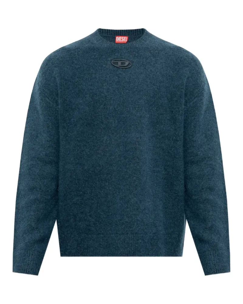 Diesel Pullover aus Woll-Alpakagemisch - Blau Blau
