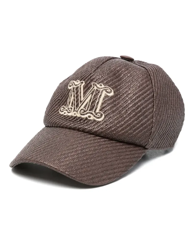 Max Mara Fez Baseballkappe - Braun Braun