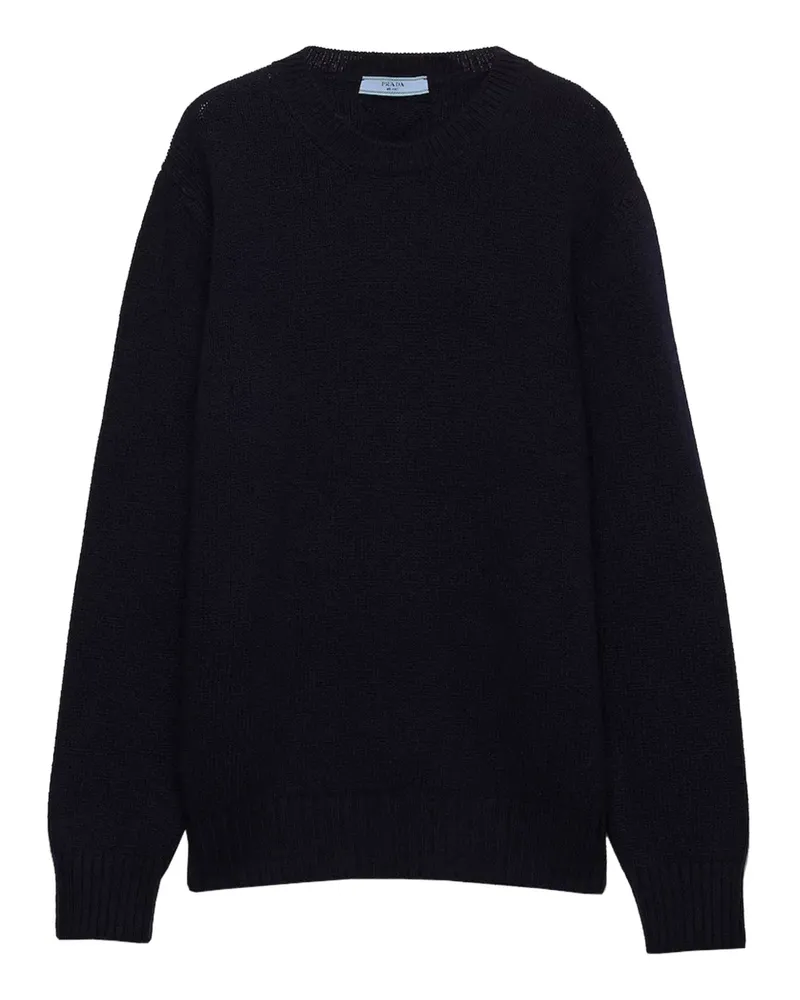 Prada Pullover mit Rundhalsausschnitt - Blau Blau