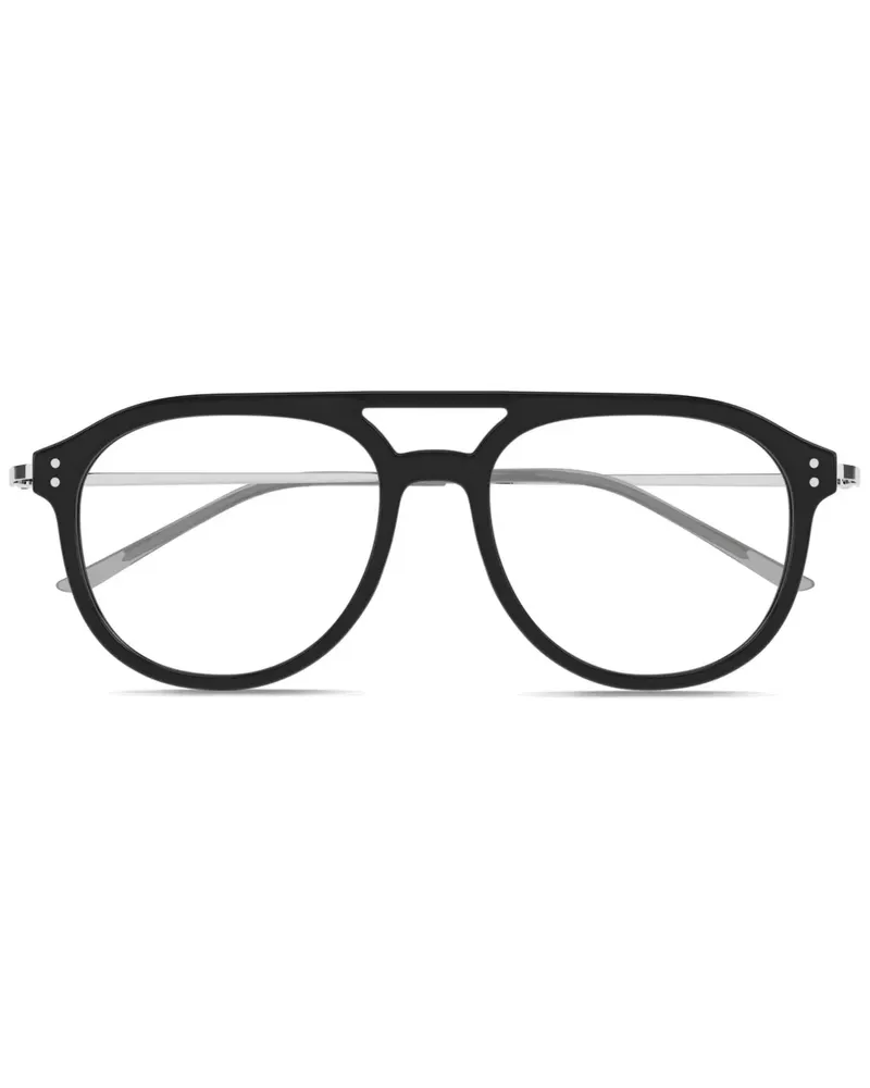 Gucci GG1708O Brille mit Pilotengestell - Schwarz Schwarz