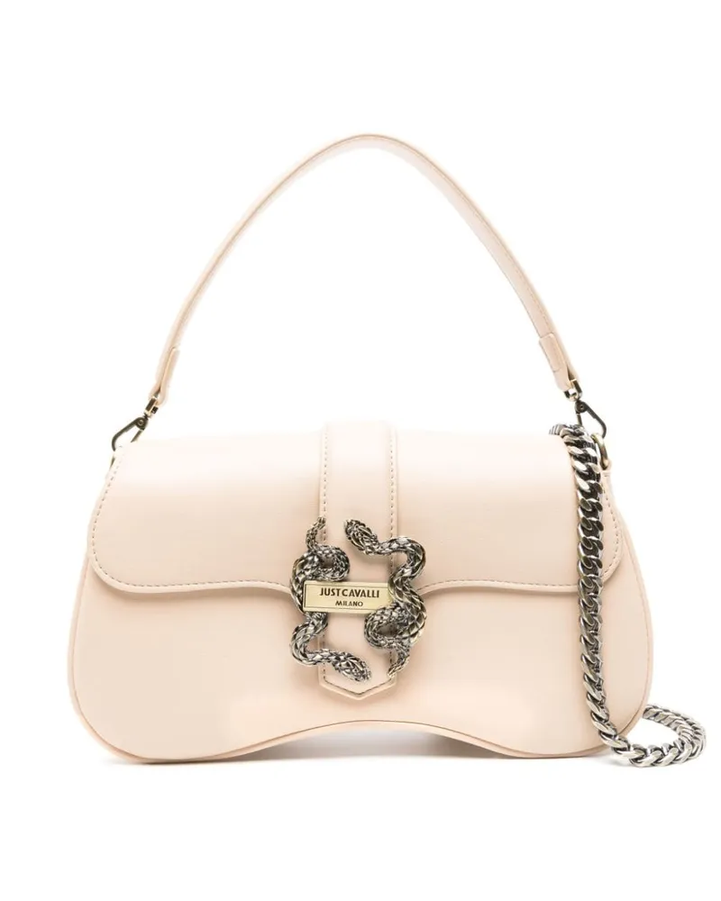 Just Cavalli Handtasche in Lederoptik Nude