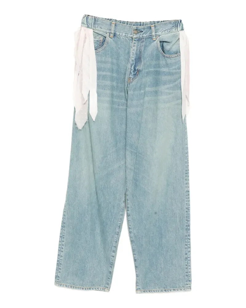 Undercover Ausgeblichene Jeans - Blau Blau